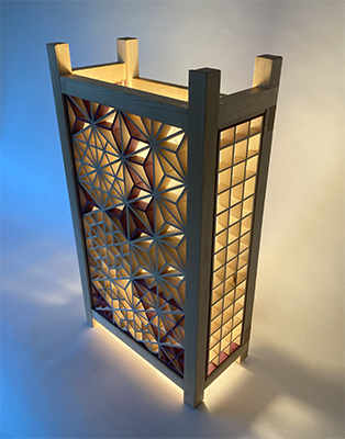 Foto Kumiko Wandlamp