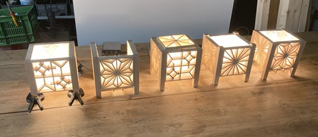 Foto resultaat van de Kumiko workshop
